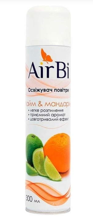 Освiжувач повiтря Лайм і мандарин Air bi 300мл